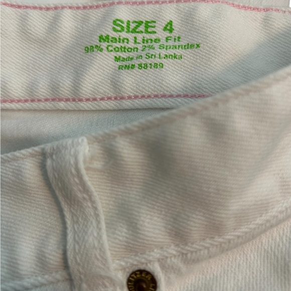 NWOT Lilly Pulitzer Main Line Straight Leg jeans - Picture 7 of 10